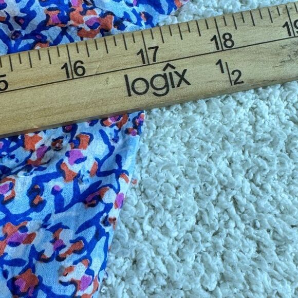 Poupette St Barth Top Womens size Small Nana Light Blue Paquerette Cotton Resort - Picture 8 of 16